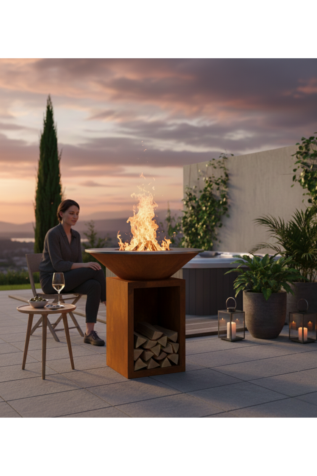 Braséro Corten Premium